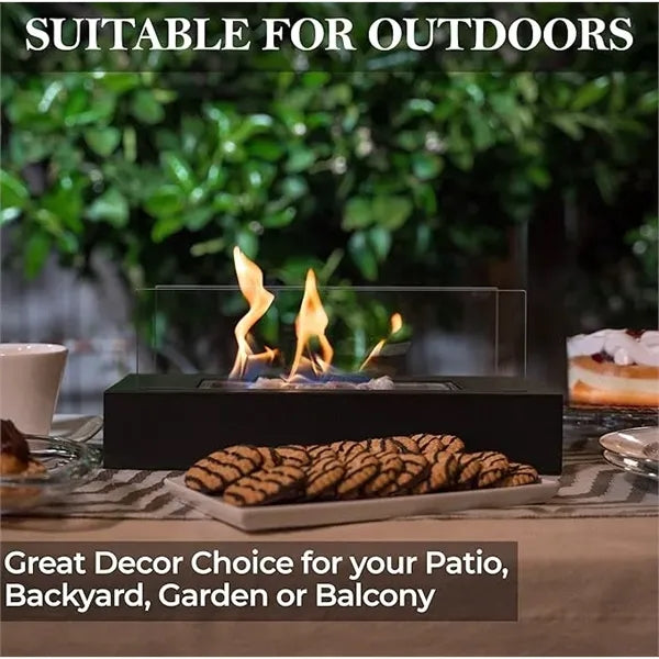 Portable Tabletop Fire Pit for Indoor&Outdoor,Mini Fireplace