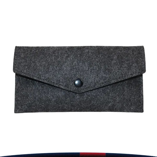 Felyra Snap-Closure Felt Glasses Pouch