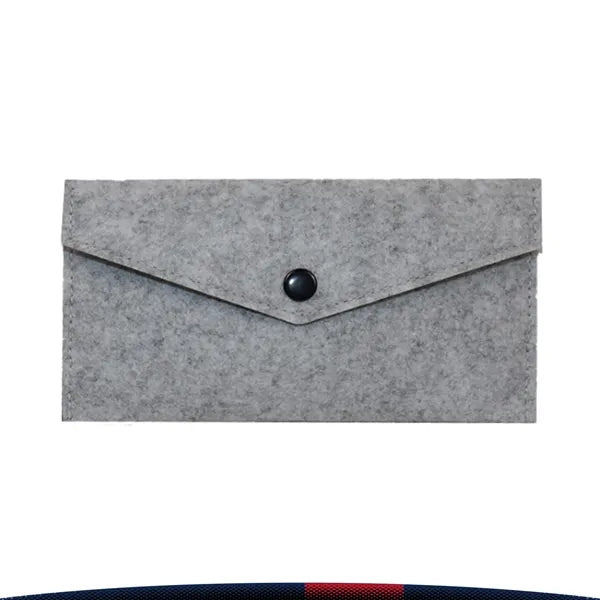 Felyra Snap-Closure Felt Glasses Pouch