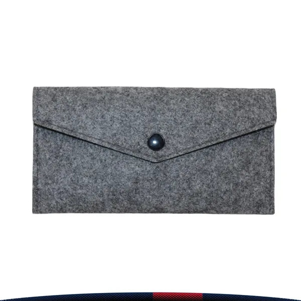 Felyra Snap-Closure Felt Glasses Pouch