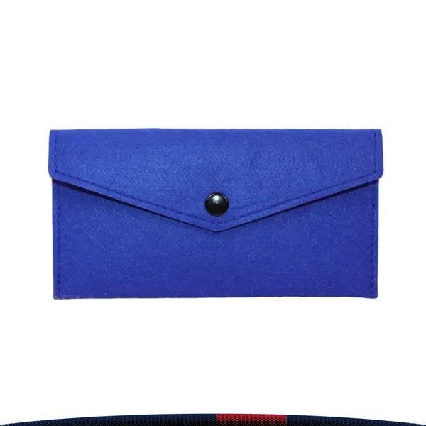 Felyra Snap-Closure Felt Glasses Pouch