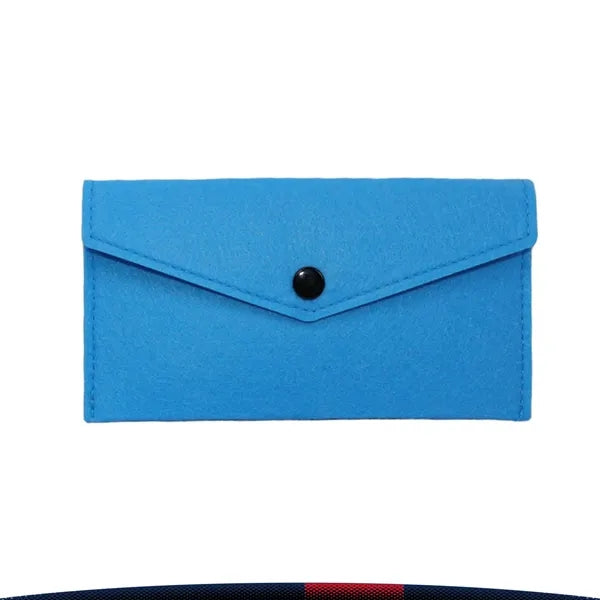 Felyra Snap-Closure Felt Glasses Pouch