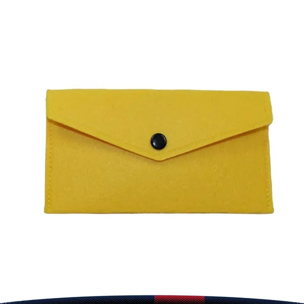Felyra Snap-Closure Felt Glasses Pouch