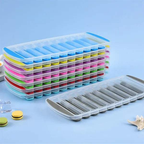 Silicone Easy Release 10 Slot Ice Stick Tray