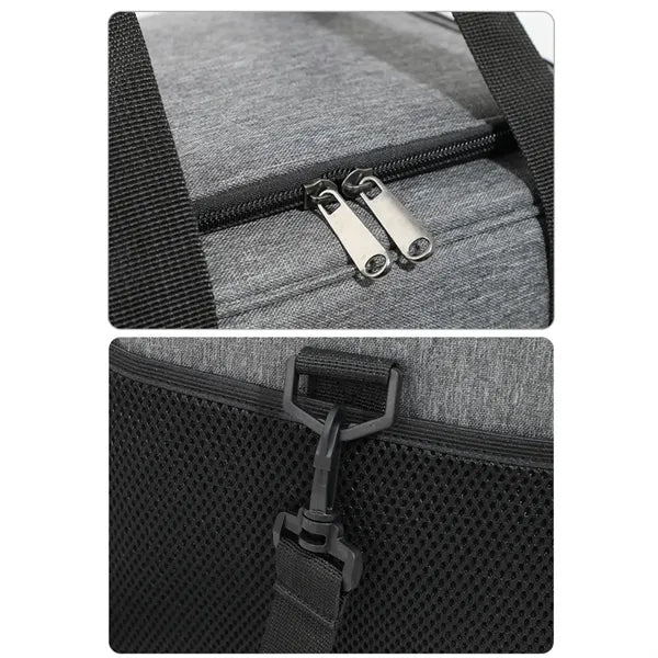 Insulated Picnic Lunch Cooler Tote Bag with Shoulder Strap