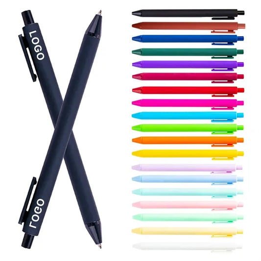 Stylish Plastic Ballpoint Pen In Vibrant Candy Colors