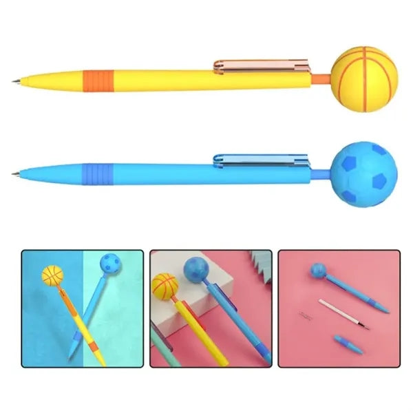Sports Ball Fidget Spinner Ballpoint Pen