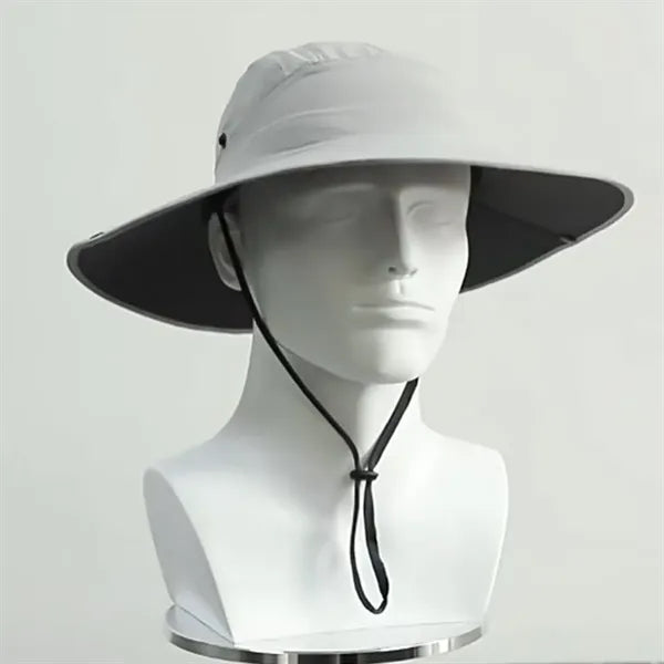 Outdoor Sun Protection Boonie Hat with Adjustable Chin Cord