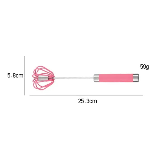 10inch Manual Rotating Egg Beater with Non-Slip Handle