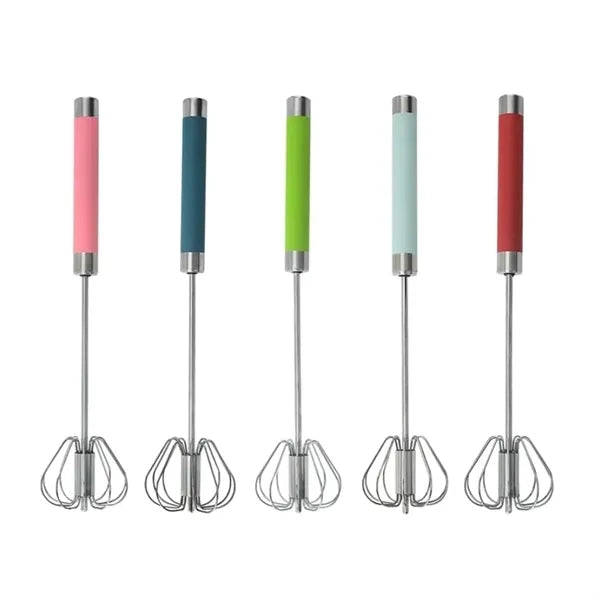10inch Manual Rotating Egg Beater with Non-Slip Handle