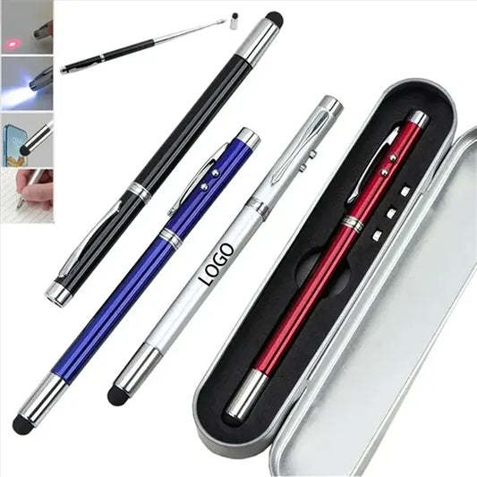 4 in 1 Multi-Function Telescopic Pen