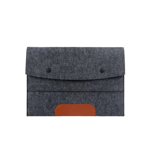 Clamshell Felt Laptop Sleeve