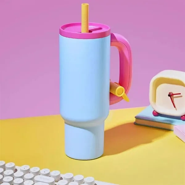 40oz Kids Water Bottle with Straw