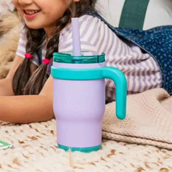 14oz Kids Water Bottle with Straw