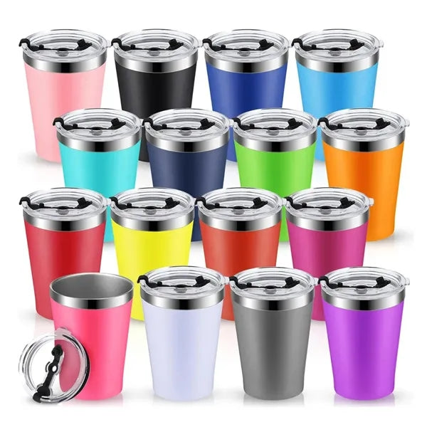 8oz Insulated Tumbler with Straw