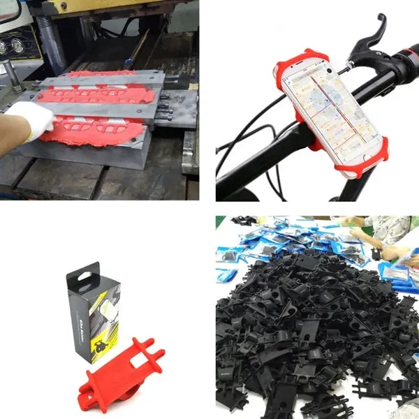 Universal Silicone Bike Phone Mount Holder