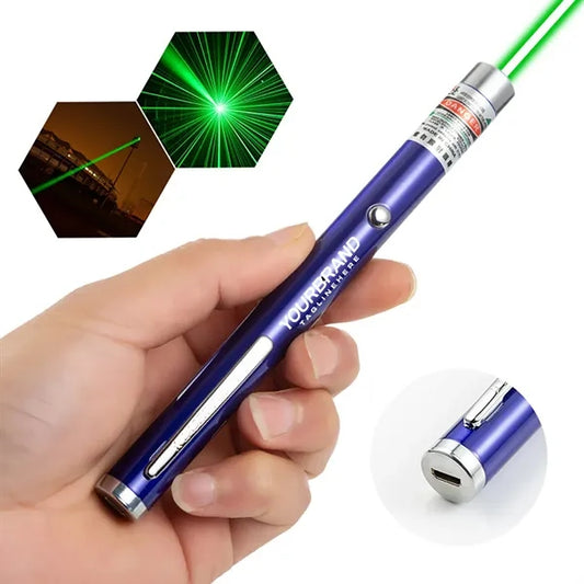 Rechargeable Laser Pointer Pen with Indicator Light