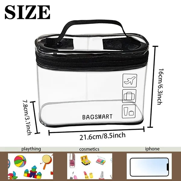 Portable Waterproof Toiletry Cosmetics Bag