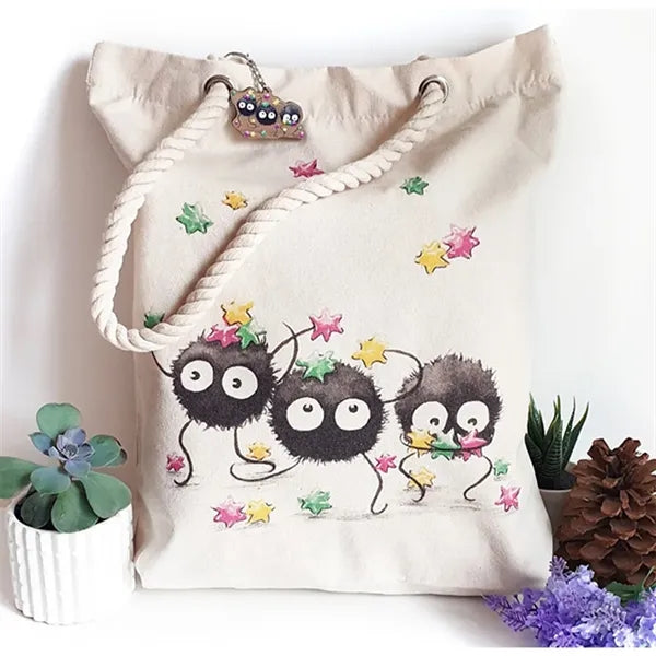 Twisted Rope Blankets Canvas Bag