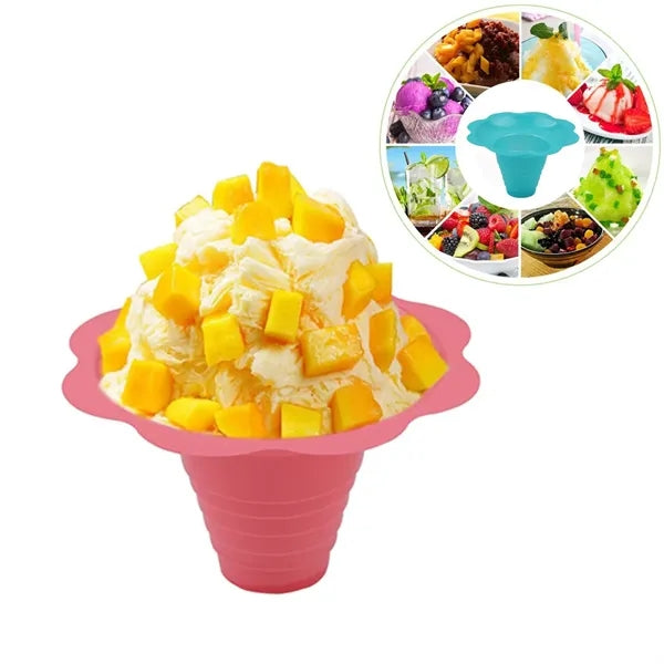 Disposable Ice Cream Cup Smoothie Bowl