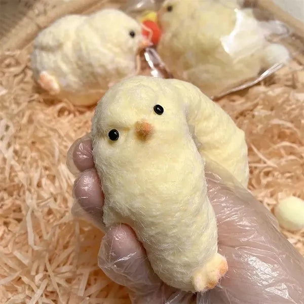 Chick-Shaped Squishy Toy