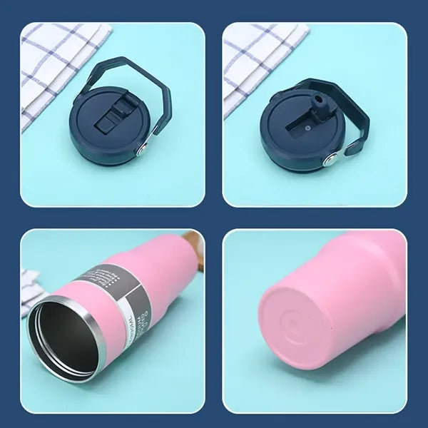 30oz Stainless Steel Tumbler with Straw