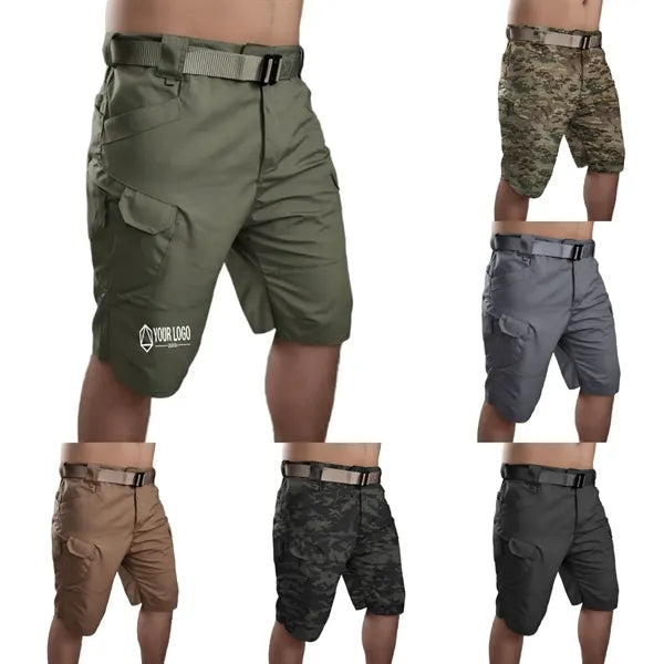 Men's Multi - Pocket Tactical Shorts for Outdoor Adventures