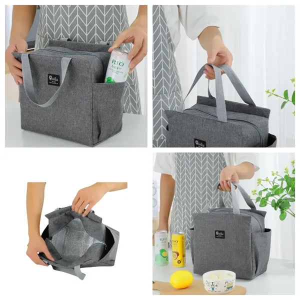 Large capacity lunch tote bags for men and women