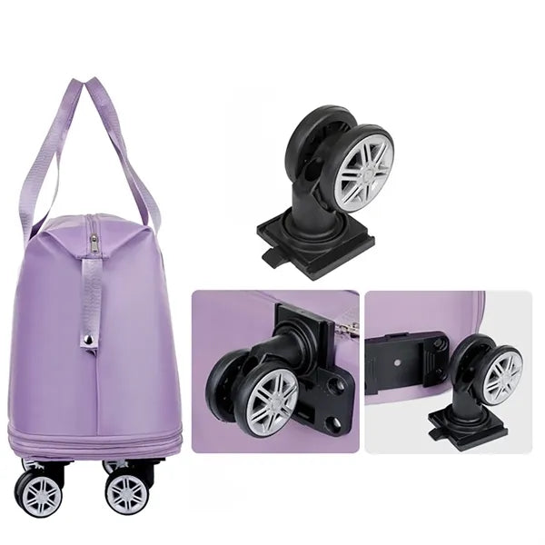 Expandable Foldable Luggage with Spinner Wheels