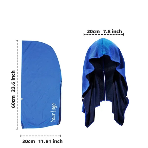 Sports Quick Drying Cooling Hoodie Towel