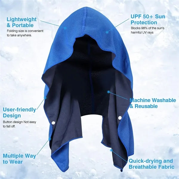 Sports Quick Drying Cooling Hoodie Towel