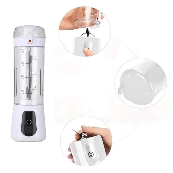 14oz. Electric Juice Blender Juicer Cup w/ Leak Proof Lid