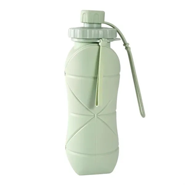 20 oz. Folding Silicone Water Bottle