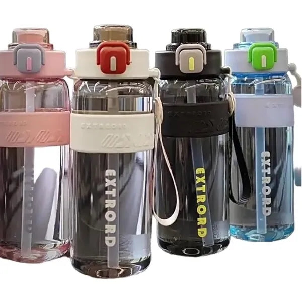 27 oz. Sports Water Bottle with Strap and Straw