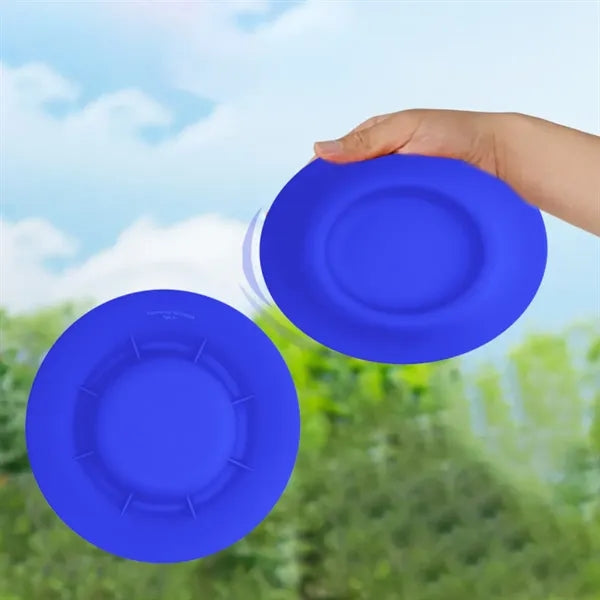 Silicone Pet Flying Disc Bowl with Custom Logo