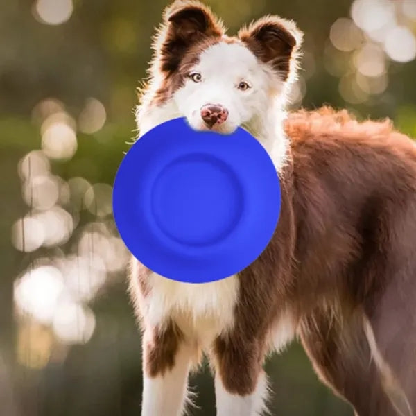 Silicone Pet Flying Disc Bowl with Custom Logo