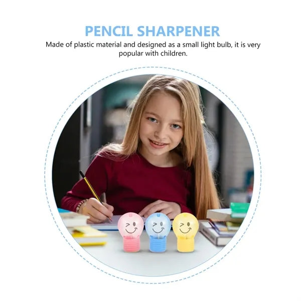Light Bulb Manual Cute Mini Pencil Sharpener