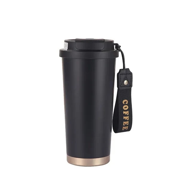 18 oz. Coffee Travel Mug with Straw & Flip Lid