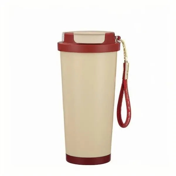 18 oz. Coffee Travel Mug with Straw & Flip Lid