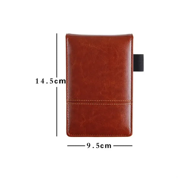 PU Leather Calculator Notepad