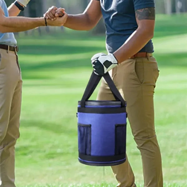 Round Insulated Picnic Tote Cooler Bag with Handle