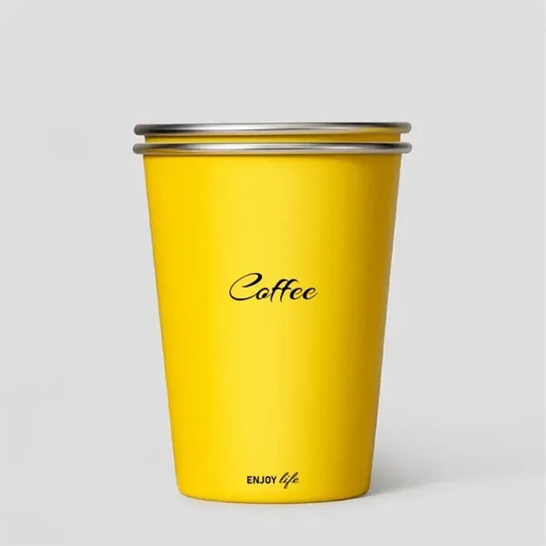 12oz stainless steel camping cup