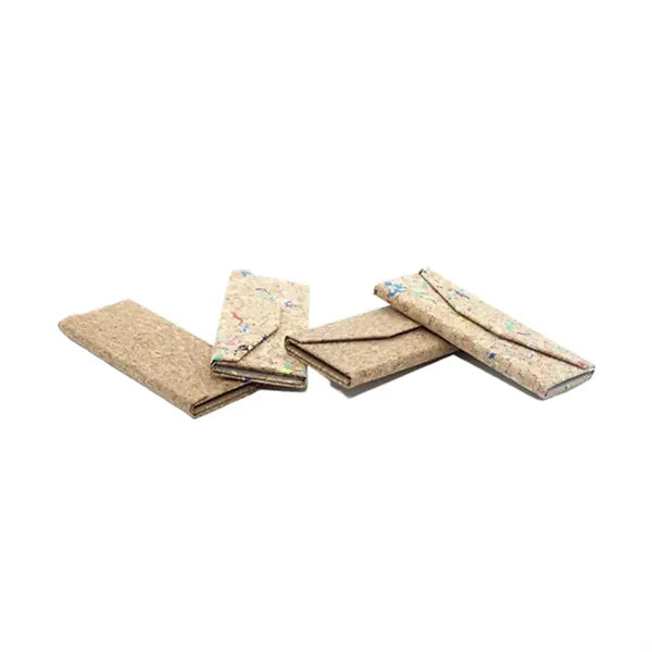Foldable Cork Triangle Sunglass Storage Case