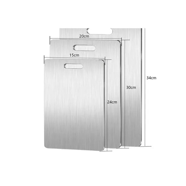 11.8 inches 304 Stainless Steel Double Sided Cutting Board