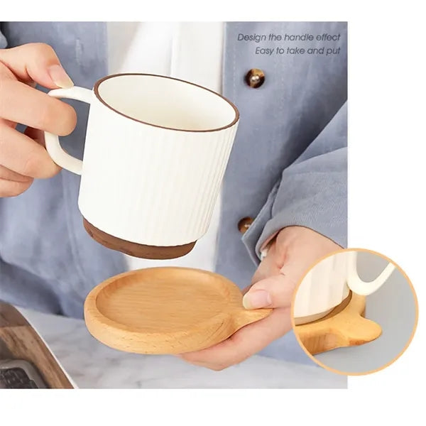 Gifts drinks coffee dining table bar wooden coaster