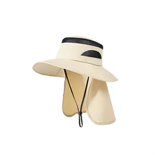 Outdoor Adventure Hat with Wide Brim & Neck Shield