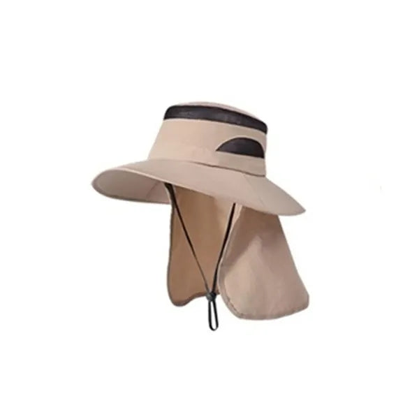 Outdoor Adventure Hat with Wide Brim & Neck Shield