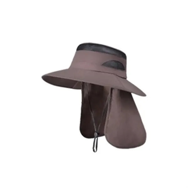 Outdoor Adventure Hat with Wide Brim & Neck Shield