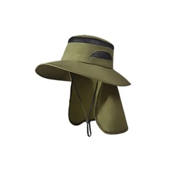 Outdoor Adventure Hat with Wide Brim & Neck Shield