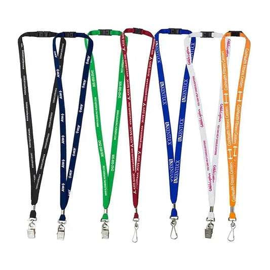 3/8" Silkscreen Lanyard with Breakaway Release